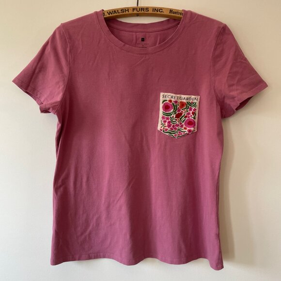 Tag Pink Cotton Secret Garden Tee - Picture 6 of 6